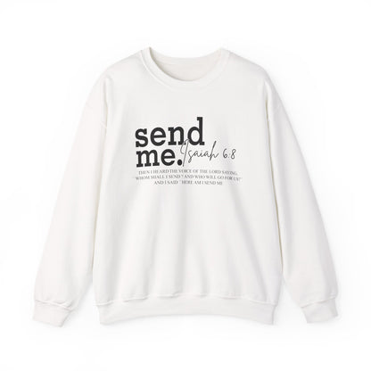 Send Me Psalm 68 Crewneck Sweatshirt — Inspirational Scripture Christian Sweater