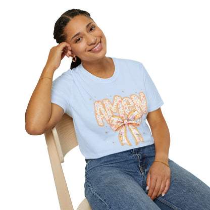 Floral Bow 'AMEN' Mother's Day Tee