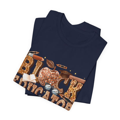 Black Educator T-Shirt — "By Popular Demand" Teacher Appreciation Tee