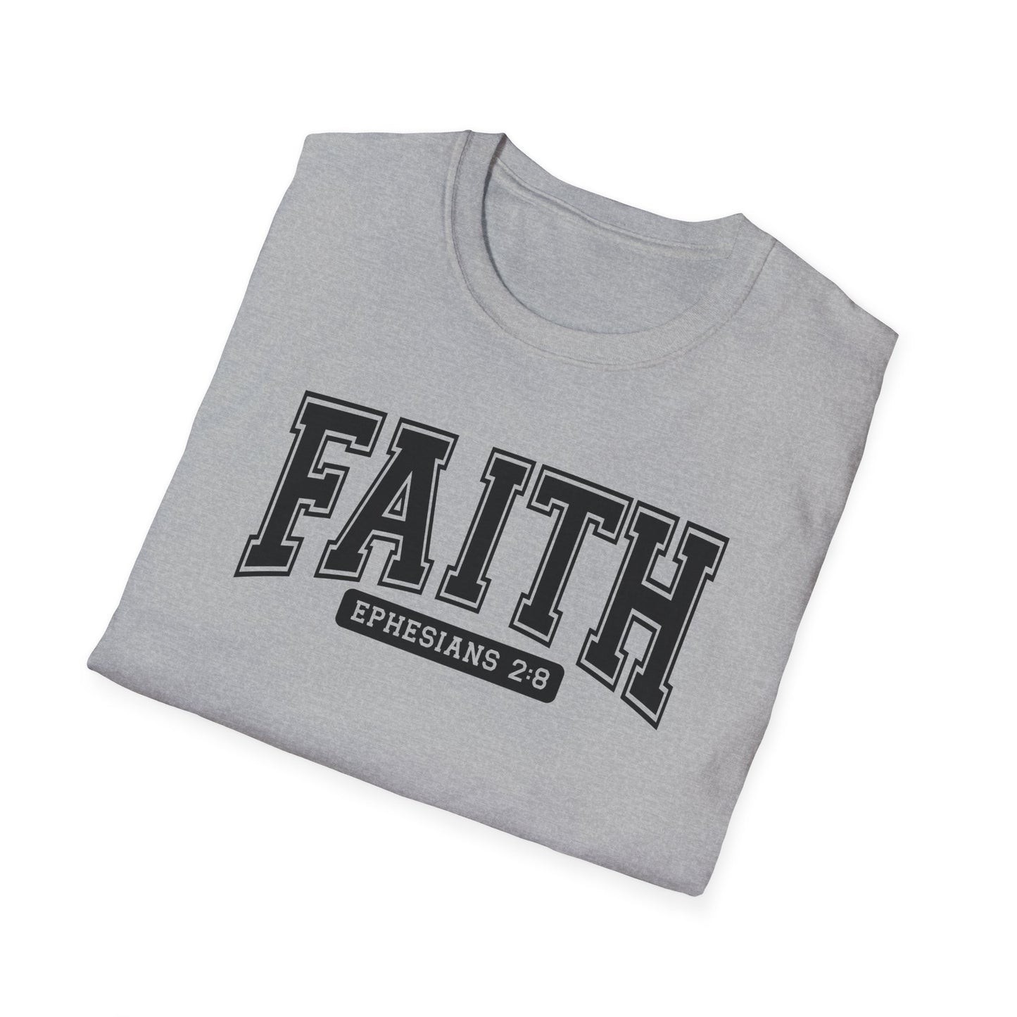 Faith Ephesians 2:8 T-Shirt — Christian Faith Graphic Tee
