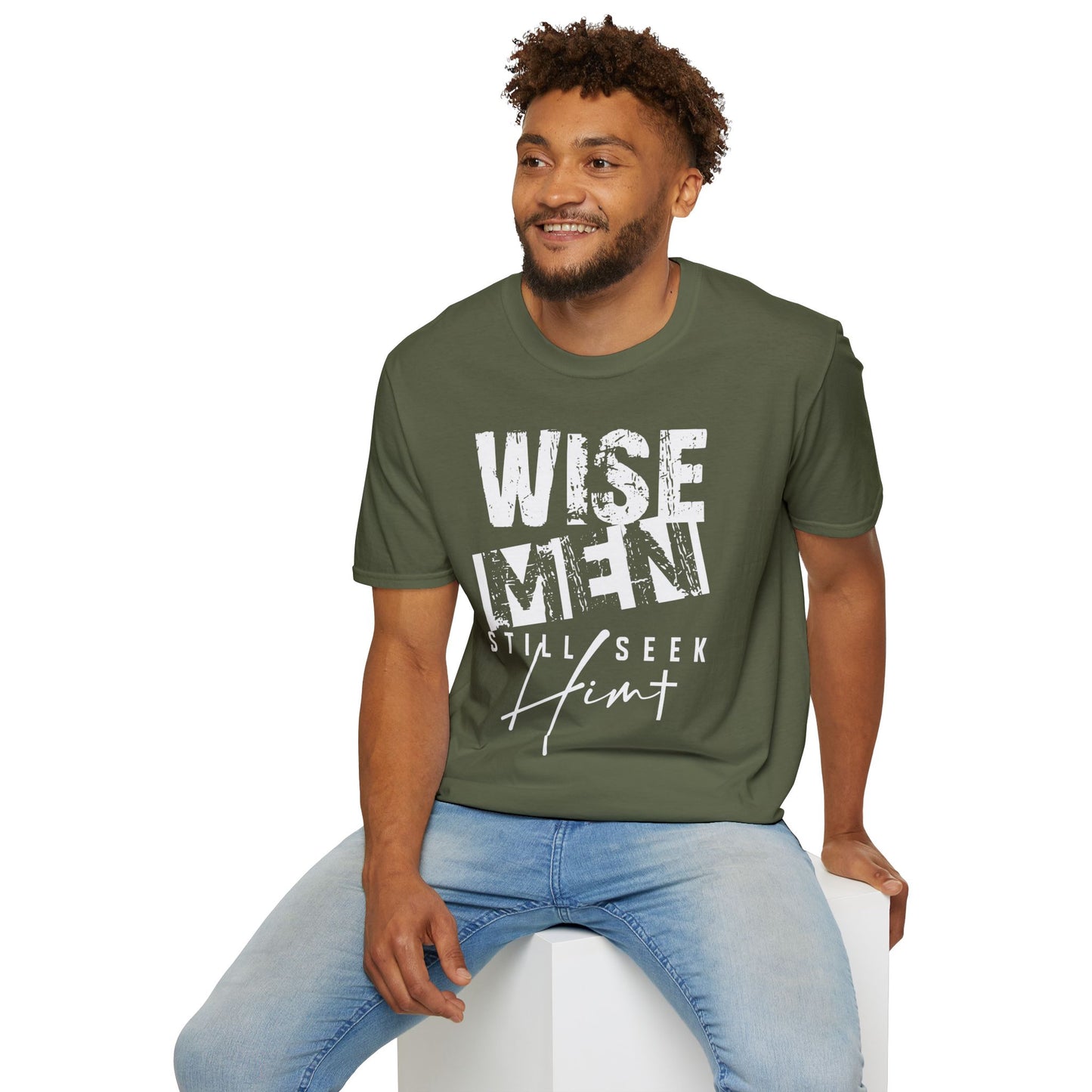 Wise Men Still Seek Him T-Shirt — Religious Christmas Christian Faith Tee