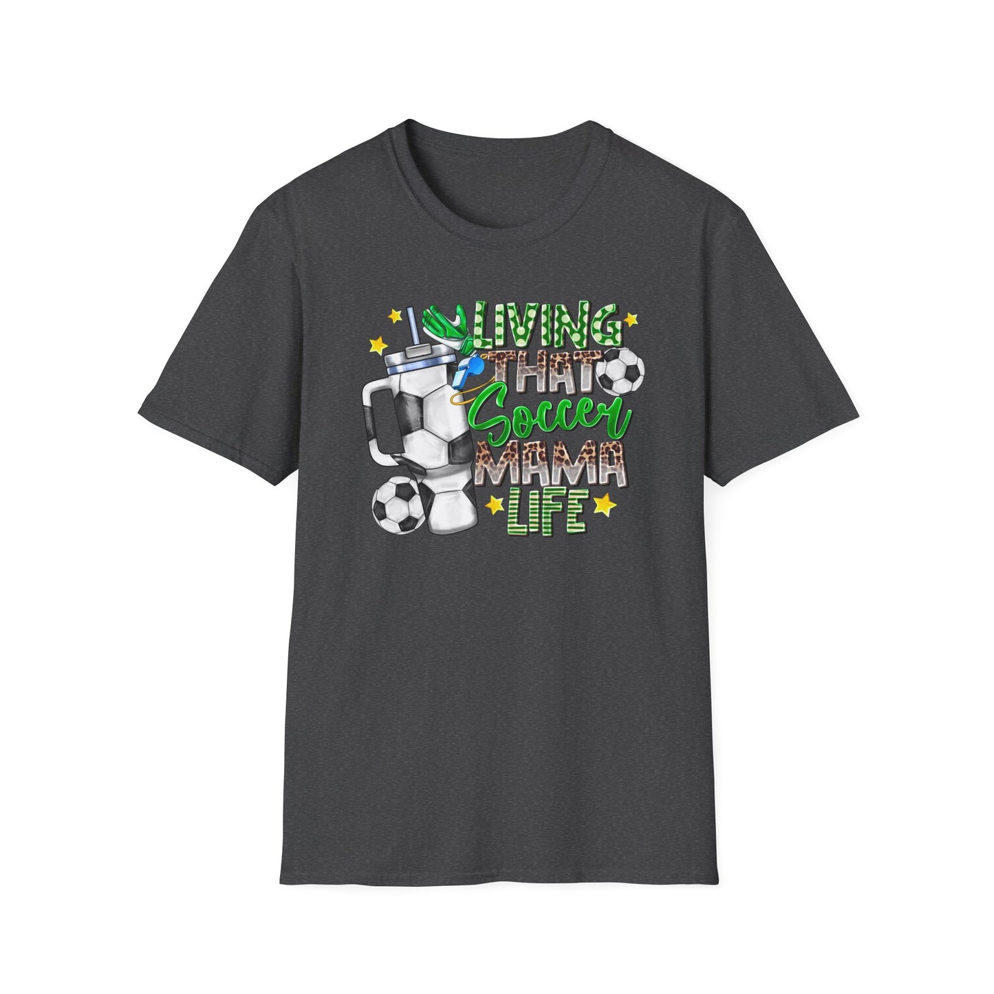 Soccer Mom Life T-Shirt — 'Living That Soccer Mama Life' Graphic Tee