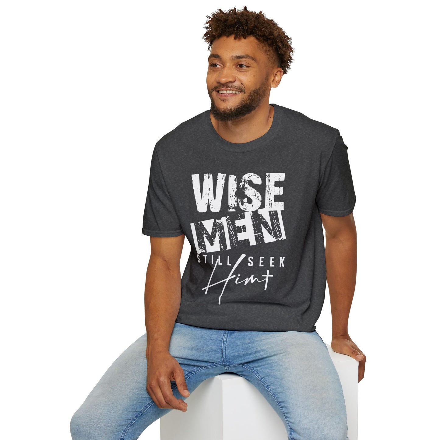 Wise Men Still Seek Him T-Shirt — Religious Christmas Christian Faith Tee