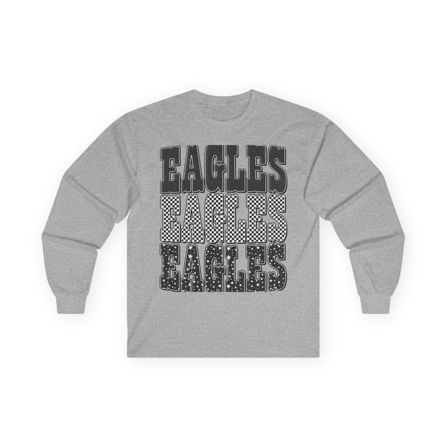 Eagles Repeating Retro Long Sleeve Tee