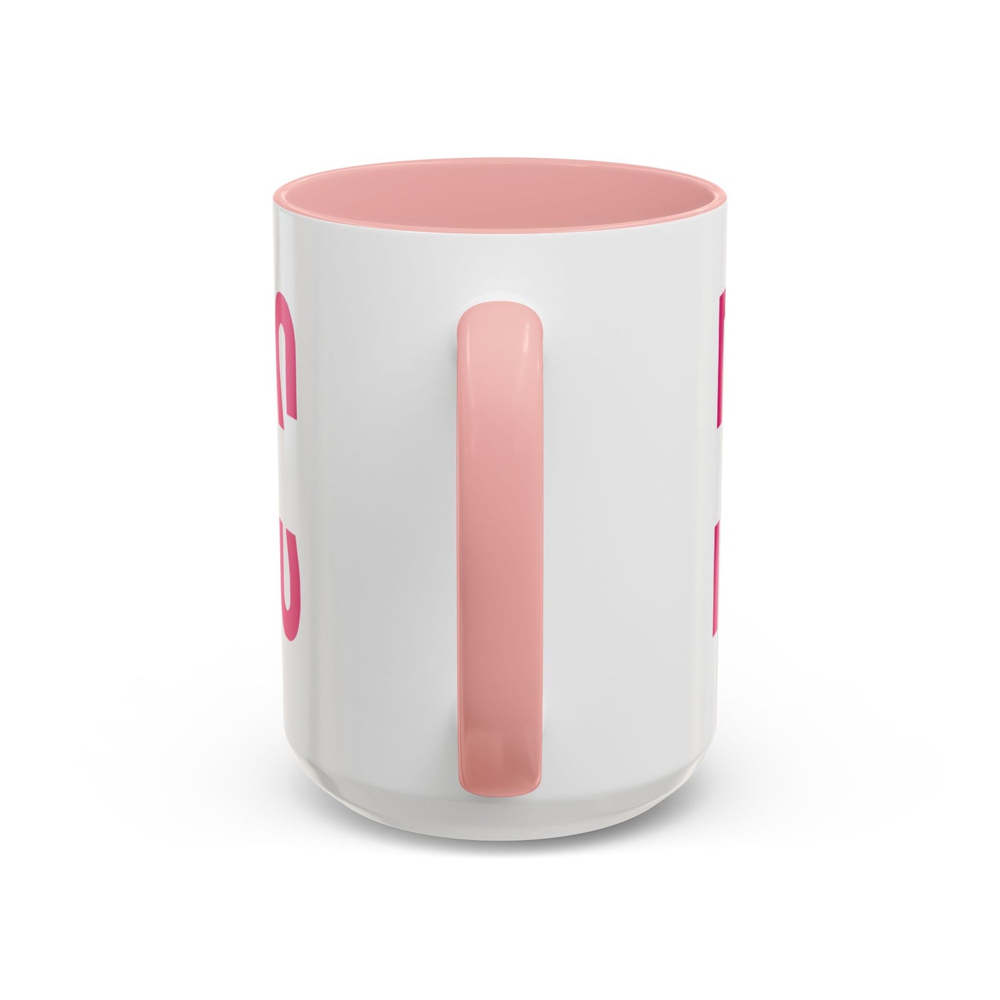 Accent Coffee Mug — "MOM" Bold Pink East Texas Mom Gift