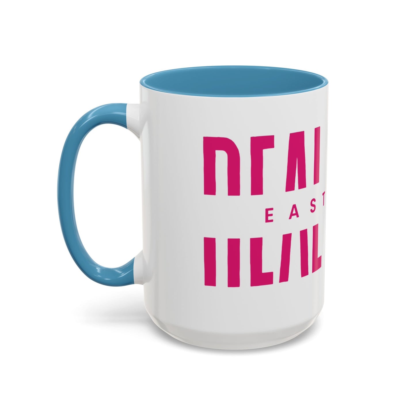 Accent Coffee Mug — "MOM" Bold Pink East Texas Mom Gift