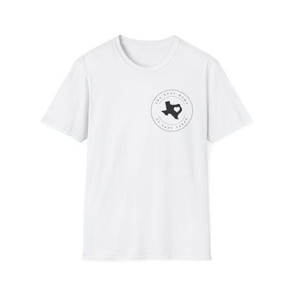 Texas Home State T-Shirt — Minimal Lone Star Outline Circle Design