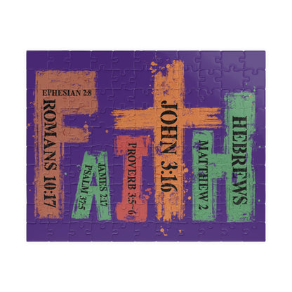 Christian Scripture Puzzle — John 3:16 & Favorite Bible Verses (110–1014 pcs)