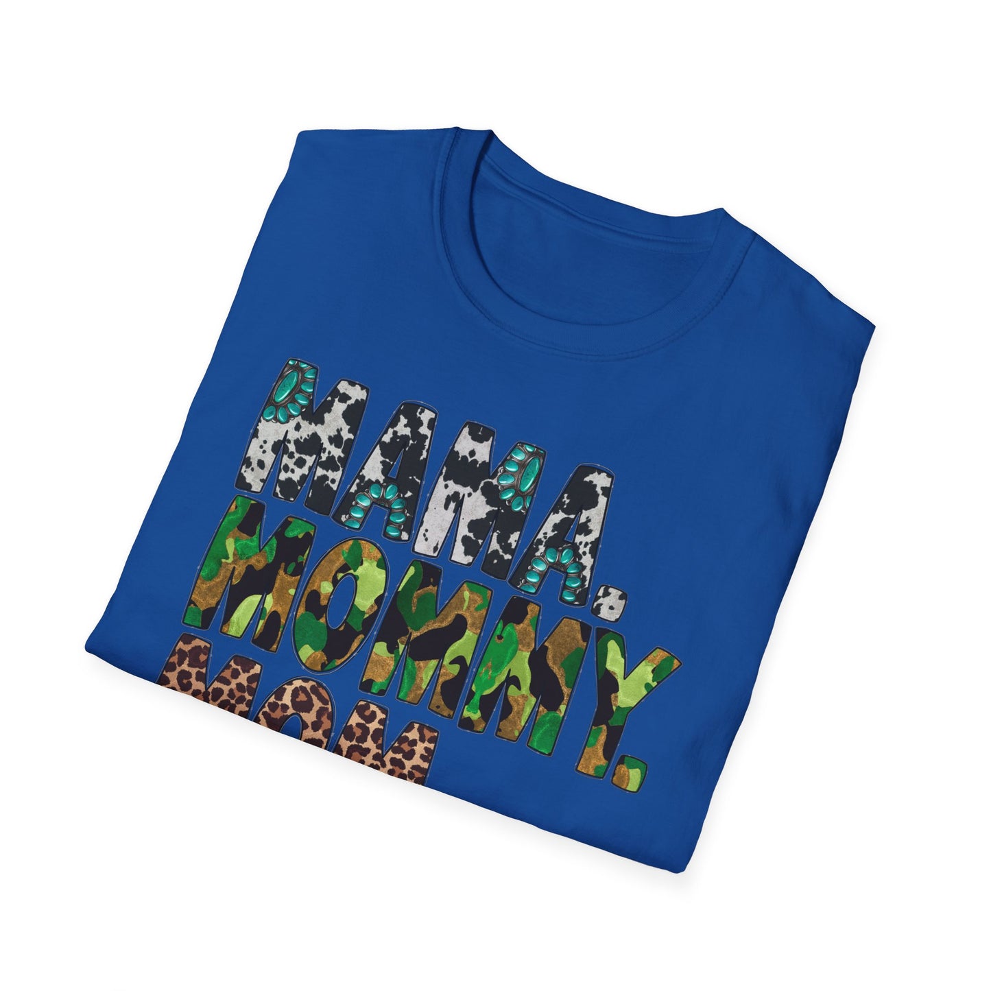 Mama, Mommy, Mom, Bruh. T‑Shirt — Mom Nickname Shirt for Mother’s Day