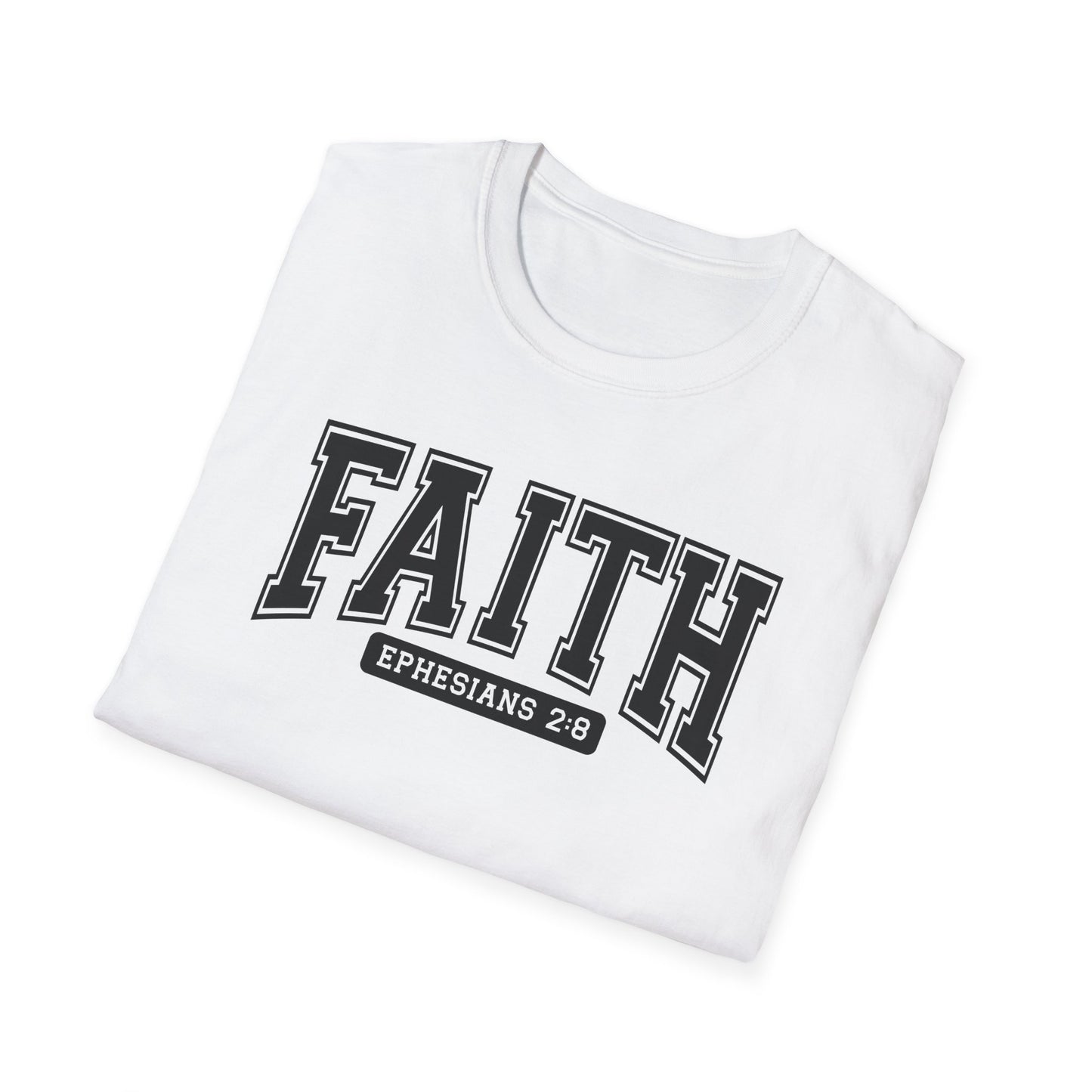 Faith Ephesians 2:8 T-Shirt — Christian Faith Graphic Tee