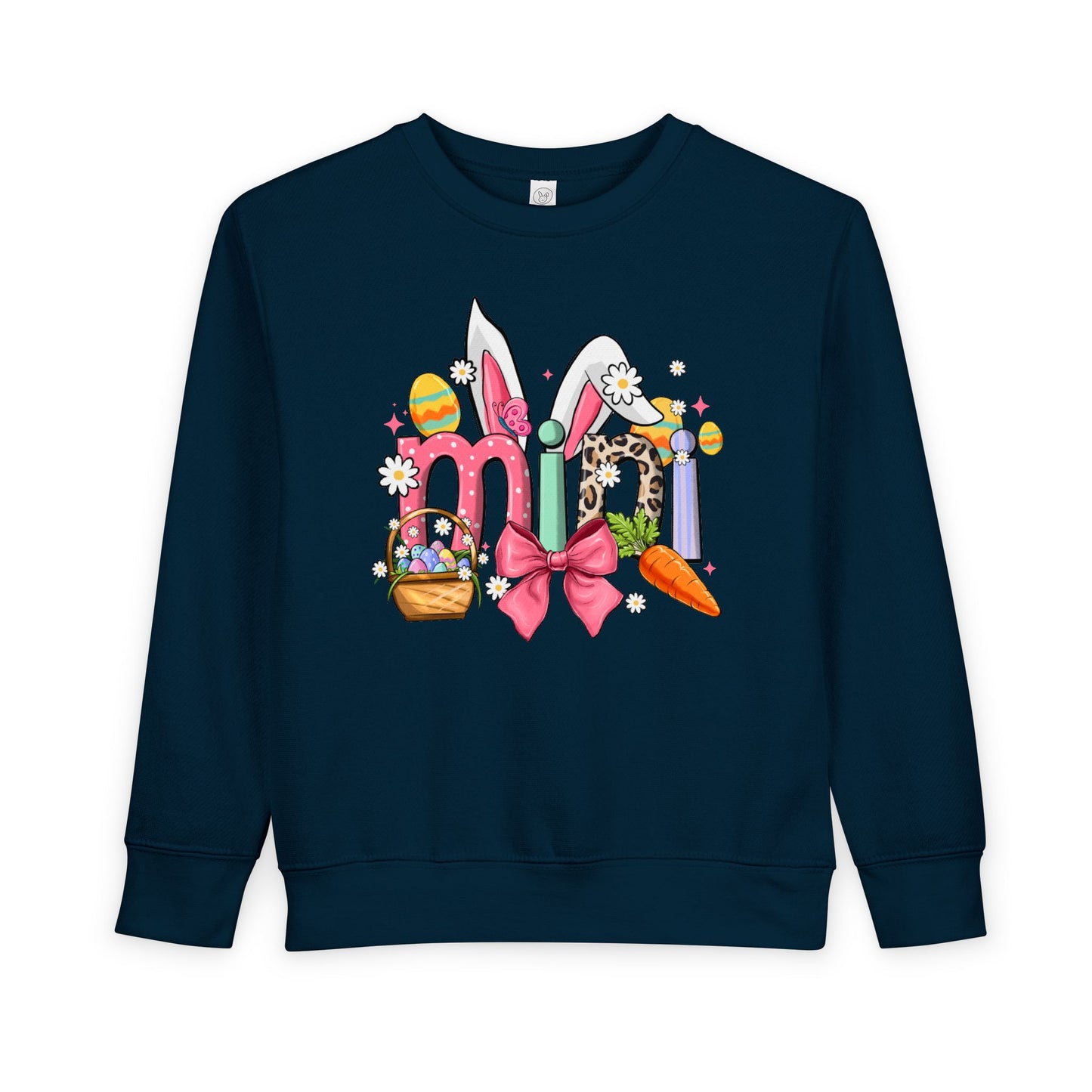 Easter Bunny Toddler Sweatshirt — Cute Spring Egg Hunt Graphic