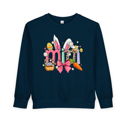 Easter Bunny Toddler Sweatshirt — Cute Spring Egg Hunt Graphic