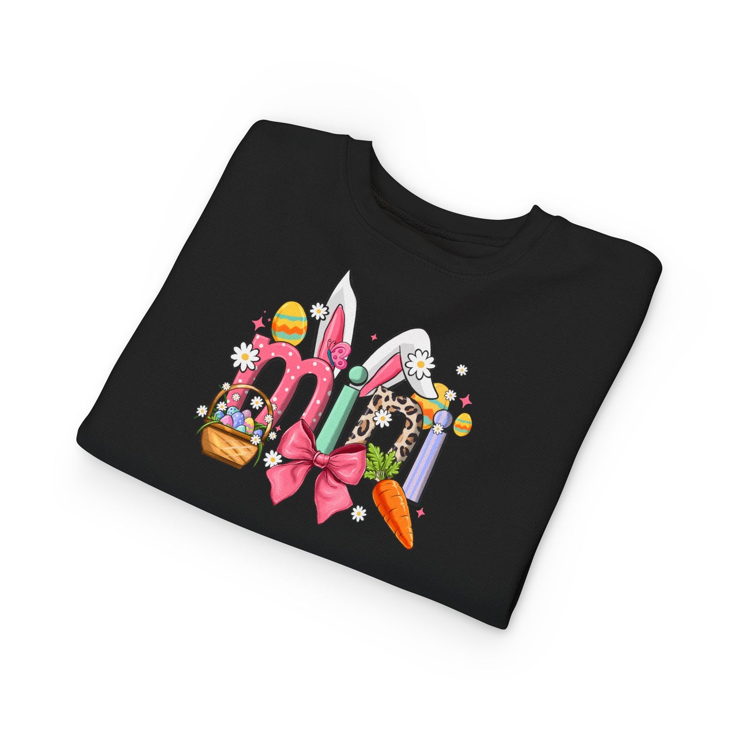 Easter Bunny Toddler Sweatshirt — Cute Spring Egg Hunt Graphic