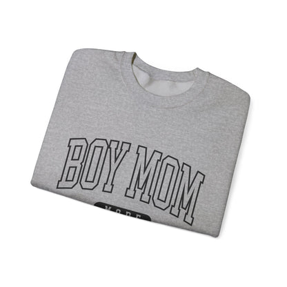 Boy Mom Crewneck Sweatshirt – "Boy Mom Mode: All Day Every Day"