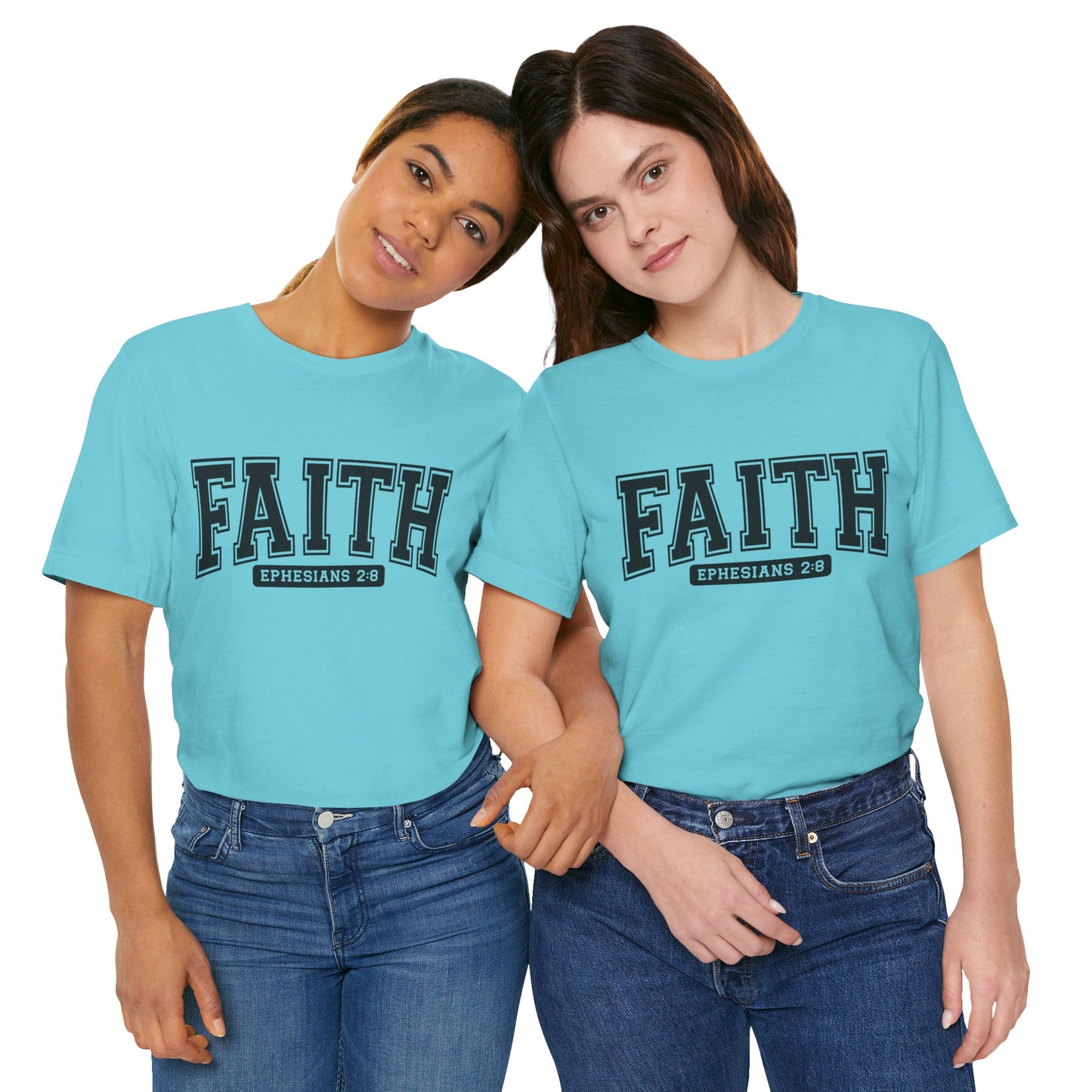 Faith Ephesians 2:8 T-Shirt — Christian Scripture Tee