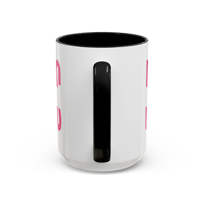 Accent Coffee Mug — "MOM" Bold Pink East Texas Mom Gift