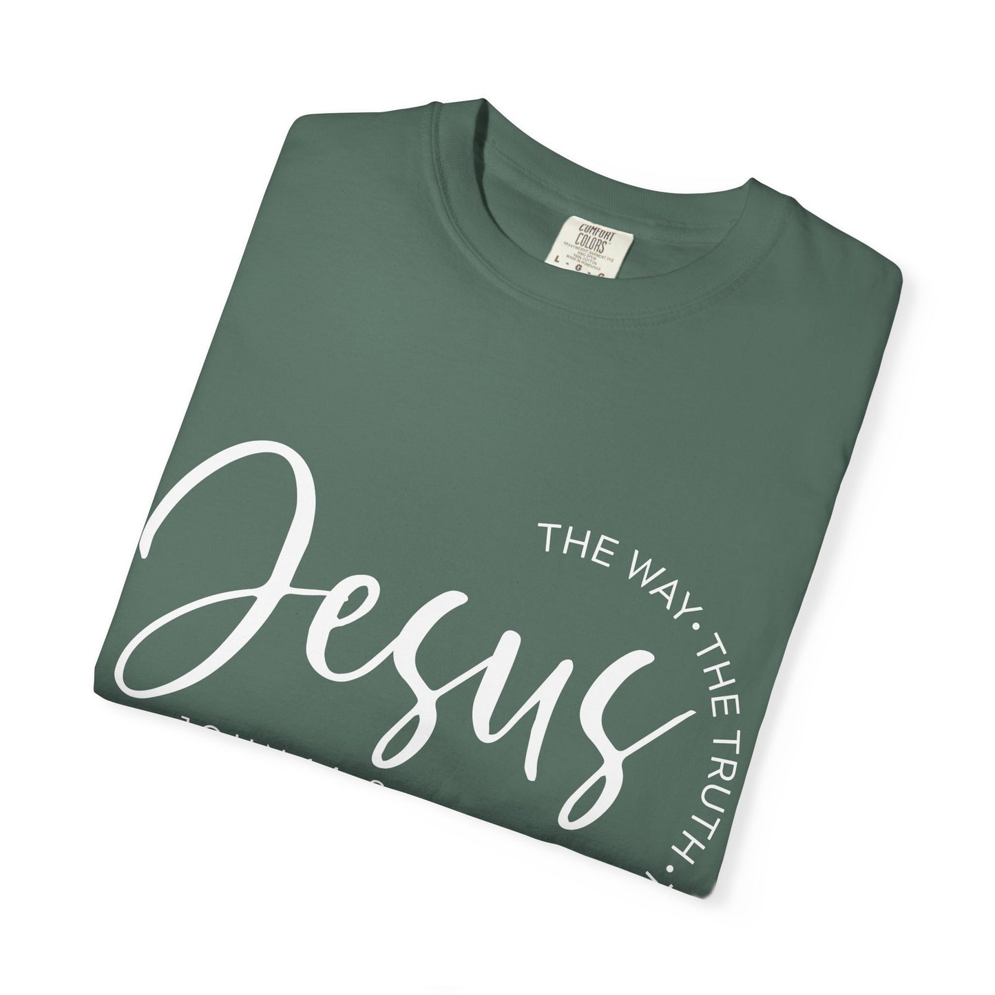 Jesus Script T‑Shirt (John 14:6)- Comfort Colors