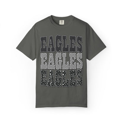Eagles Retro Stacked Graphic T-Shirt COMFORT COLORS