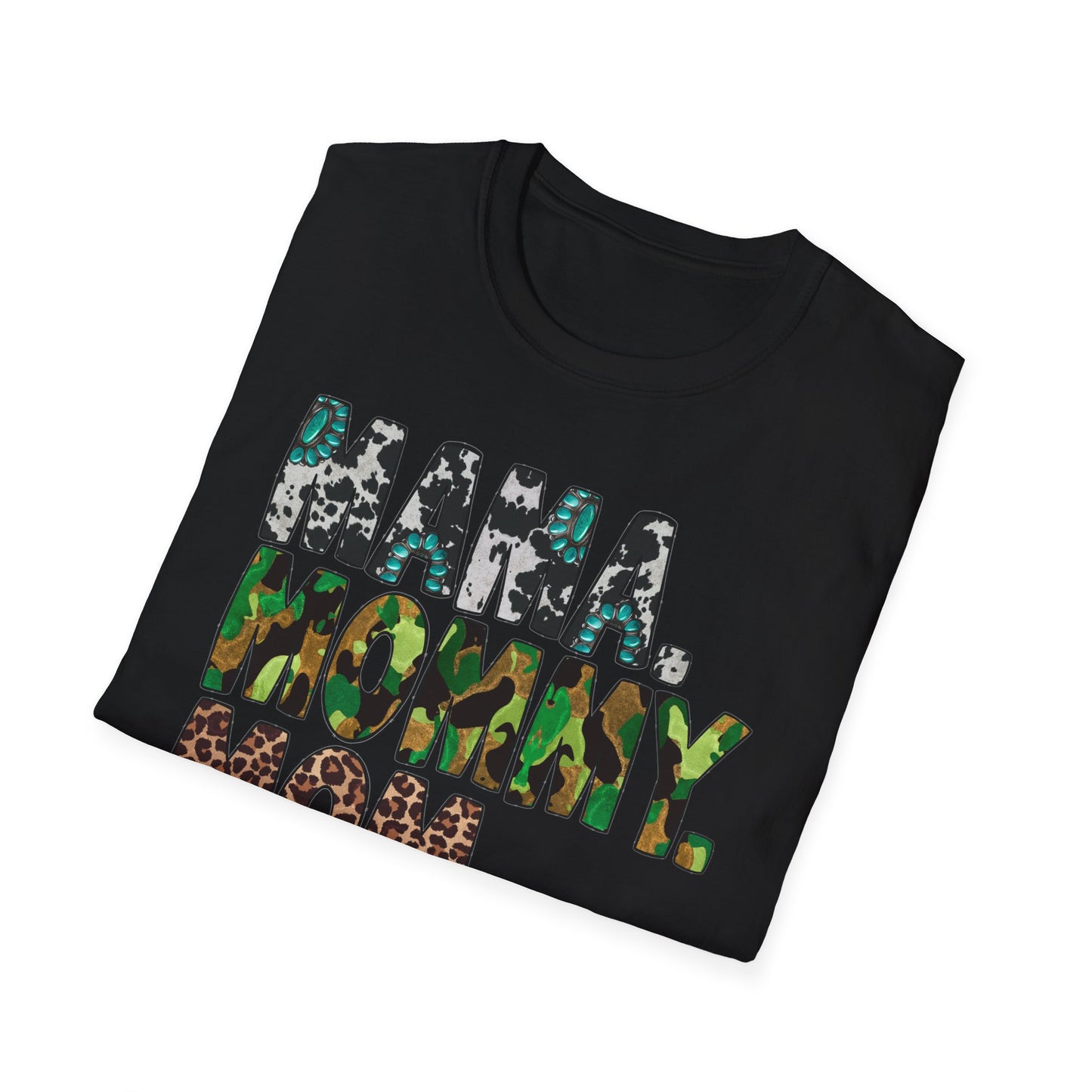 Mama, Mommy, Mom, Bruh. T‑Shirt — Mom Nickname Shirt for Mother’s Day