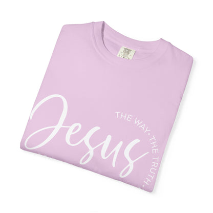 Jesus Script T‑Shirt (John 14:6)- Comfort Colors