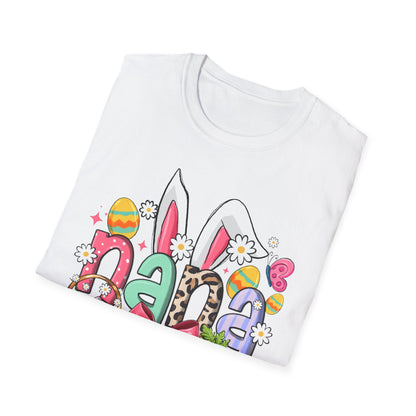 Nana Easter Bunny T-Shirt — Cute Spring Floral & Basket Design