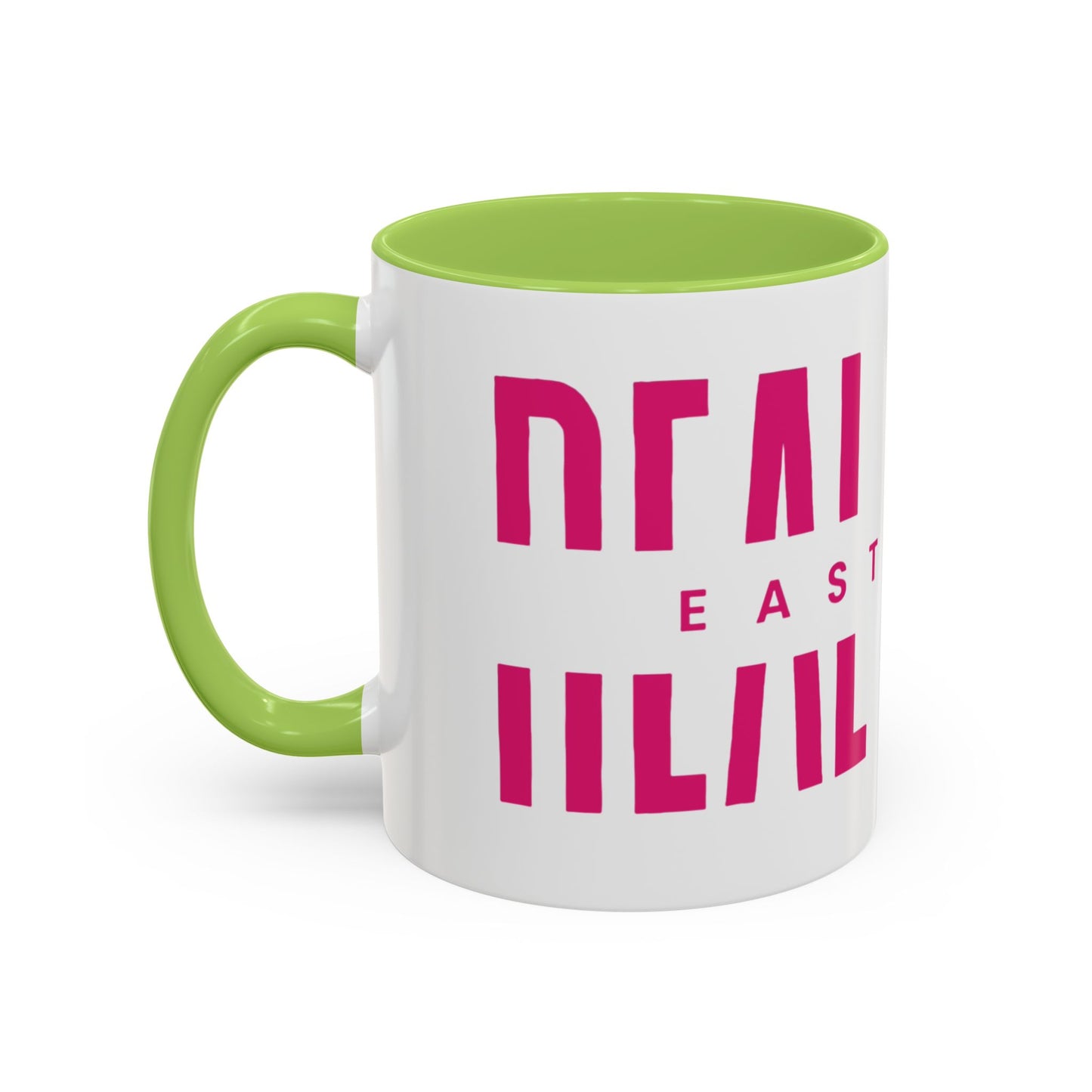 Accent Coffee Mug — "MOM" Bold Pink East Texas Mom Gift