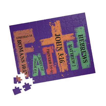 Christian Scripture Puzzle — John 3:16 & Favorite Bible Verses (110–1014 pcs)