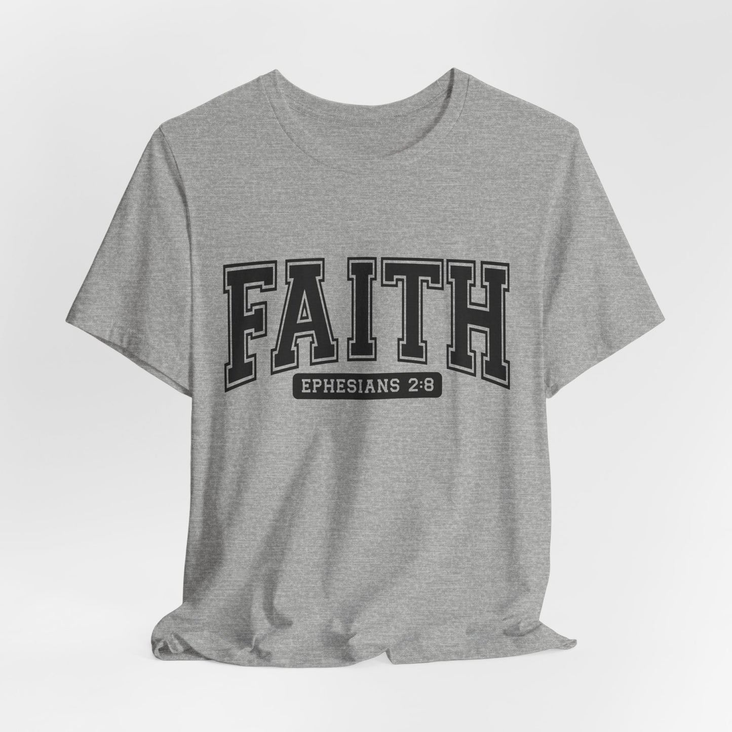 Faith Ephesians 2:8 T-Shirt — Christian Scripture Tee