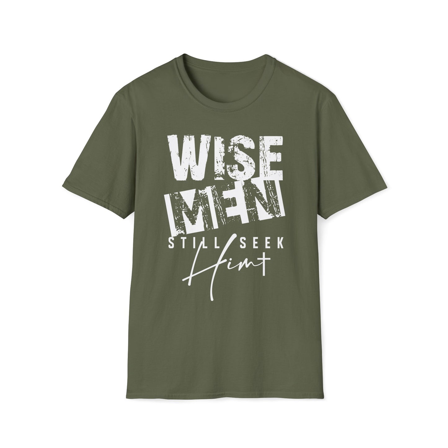 Wise Men Still Seek Him T-Shirt — Religious Christmas Christian Faith Tee