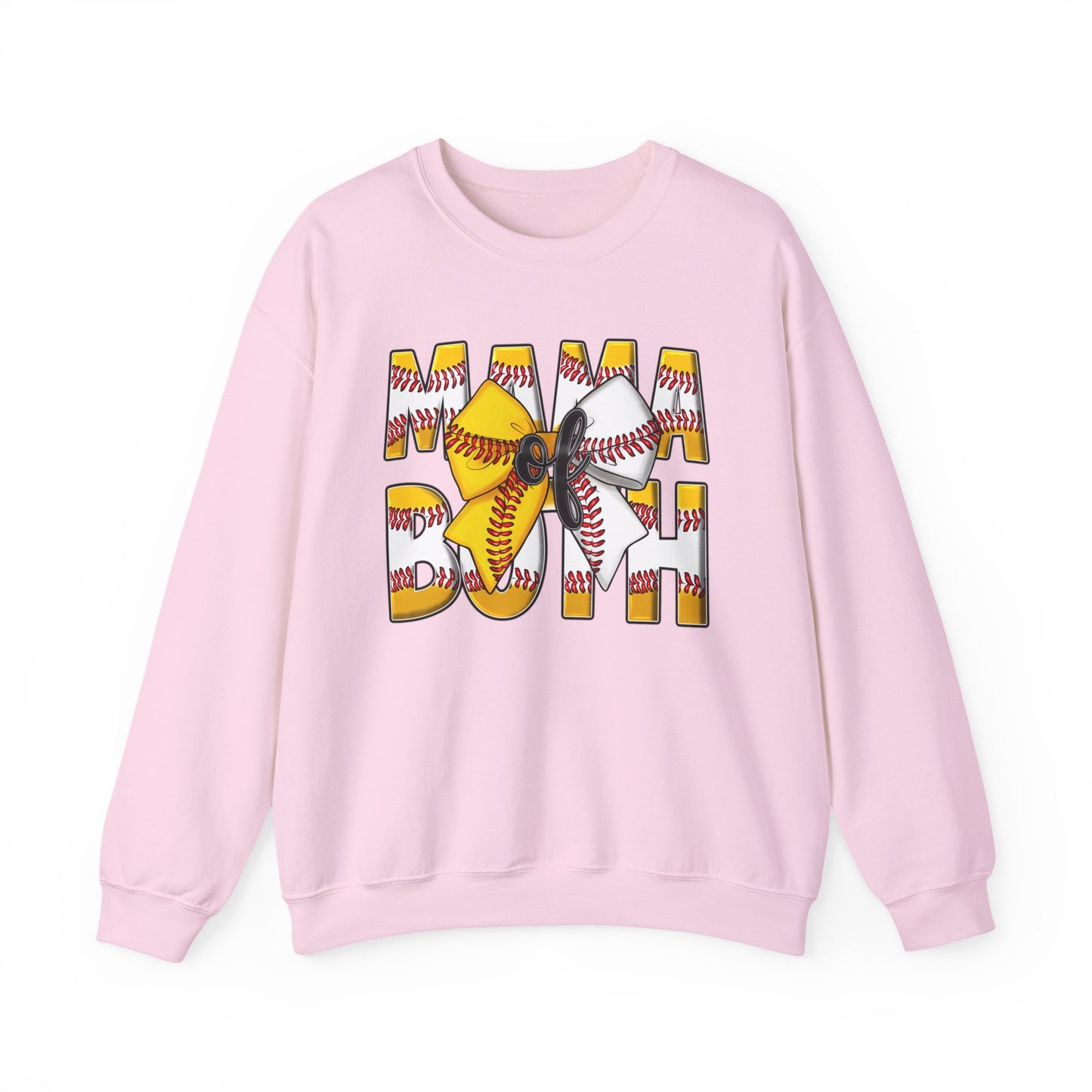 Crewneck Sweatshirt - Mama Pitch Softball/Baseball Graphic