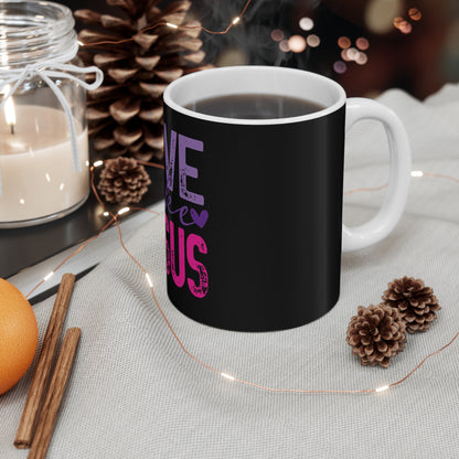Love Like Jesus Mug — Christian Coffee Cup, Faith-Based Gift for Women