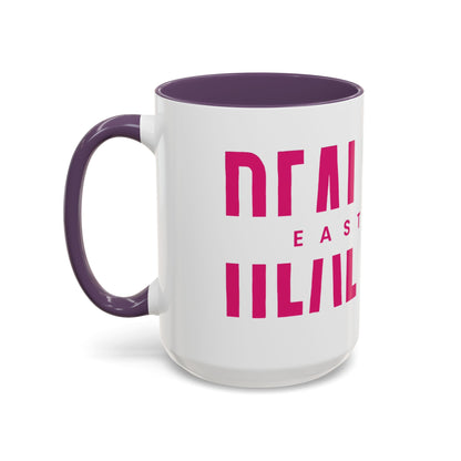 Accent Coffee Mug — "MOM" Bold Pink East Texas Mom Gift