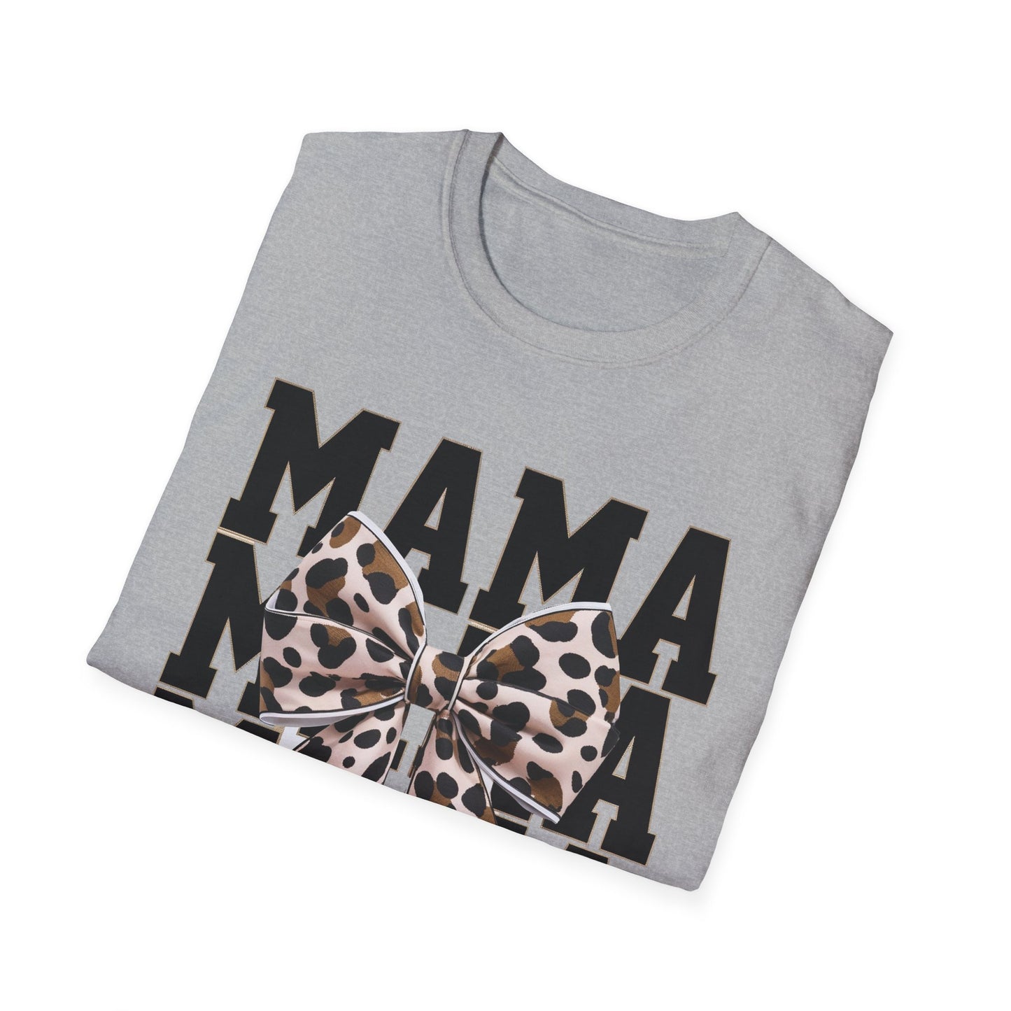 Mama Leopard Bow T-Shirt