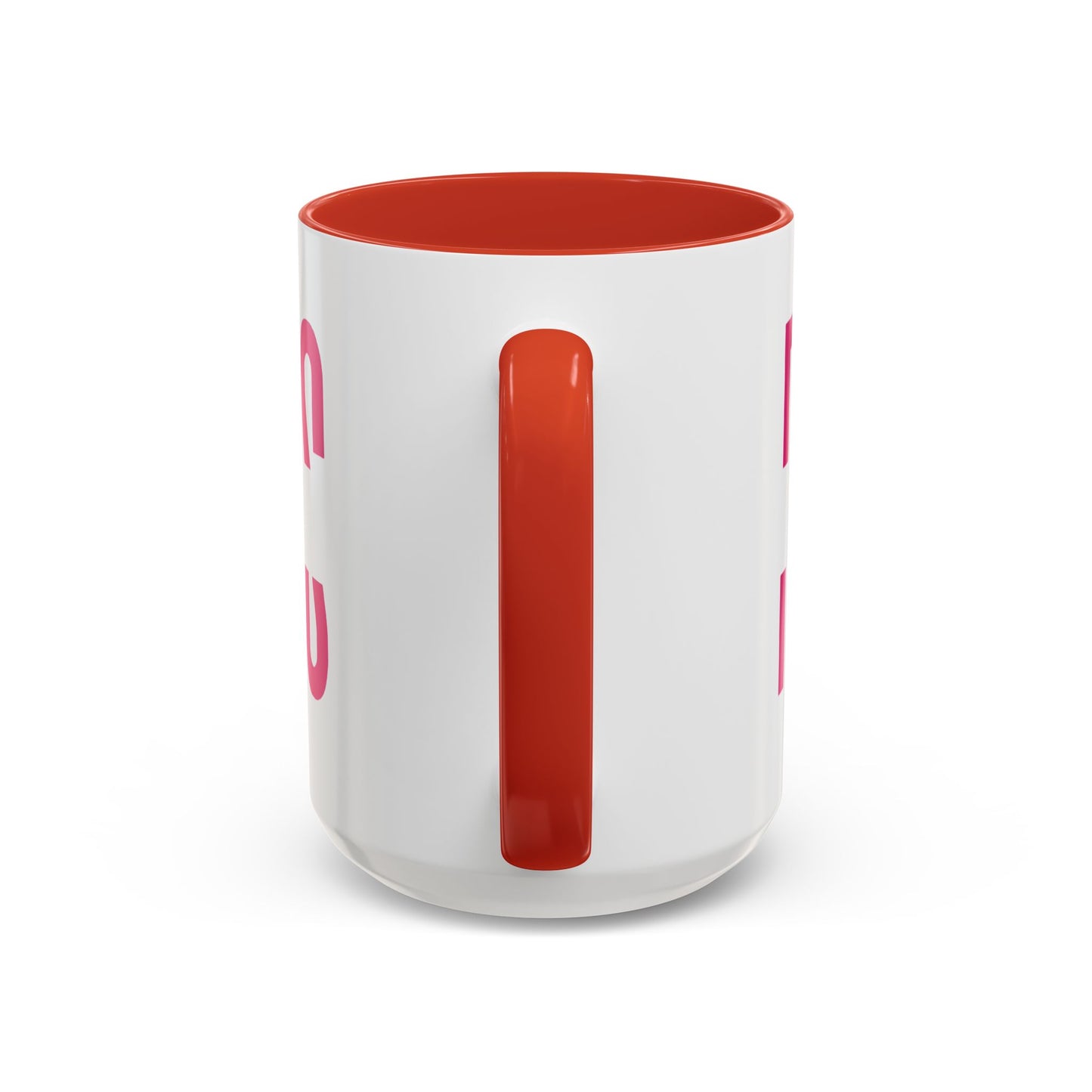 Accent Coffee Mug — "MOM" Bold Pink East Texas Mom Gift