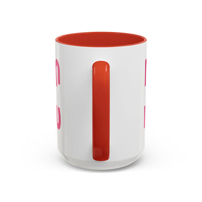 Accent Coffee Mug — "MOM" Bold Pink East Texas Mom Gift