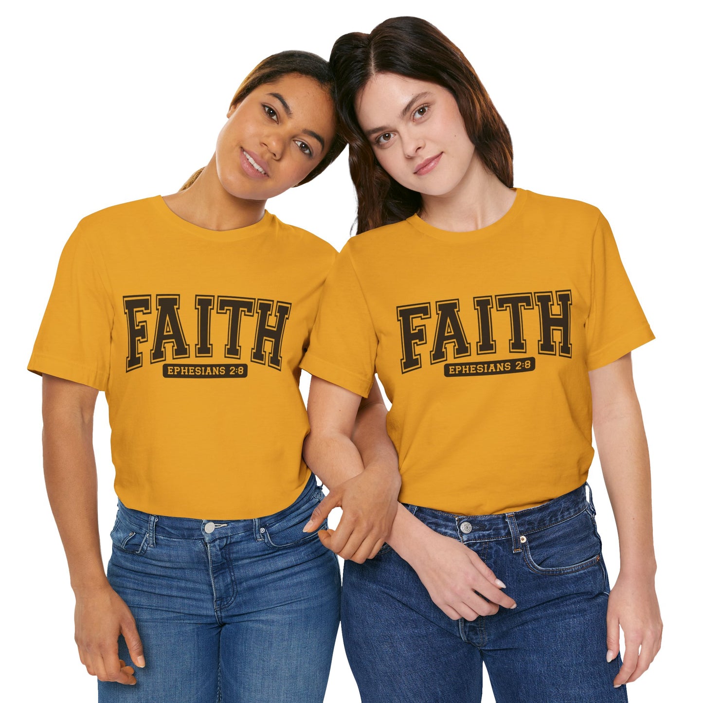 Faith Ephesians 2:8 T-Shirt — Christian Scripture Tee