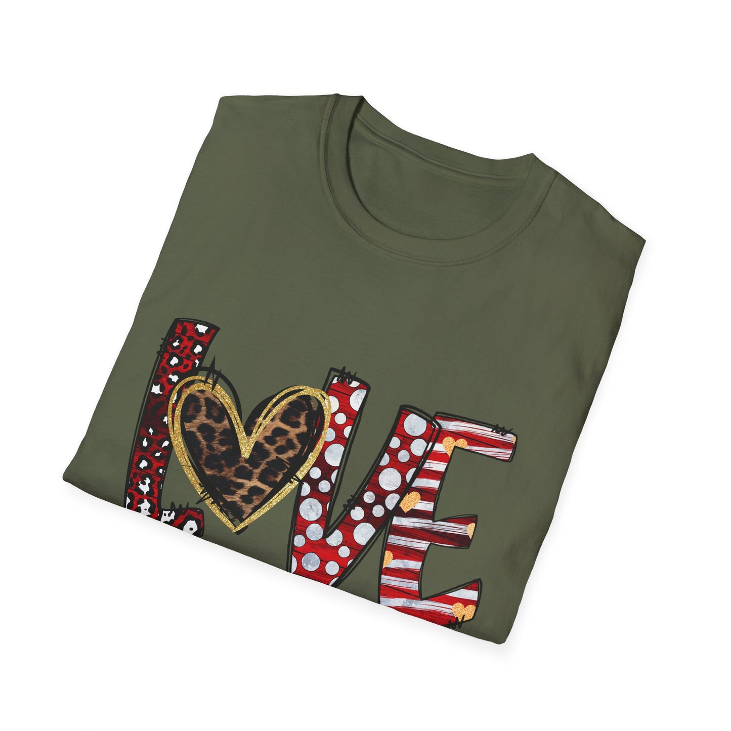 Love Like Jesus T-Shirt — Christian Faith Graphic Tee with Heart Lettering