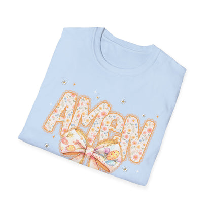 Floral Bow 'AMEN' Mother's Day Tee