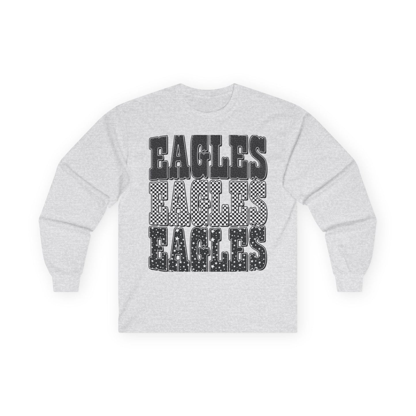 Eagles Repeating Retro Long Sleeve Tee