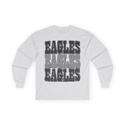 Eagles Repeating Retro Long Sleeve Tee