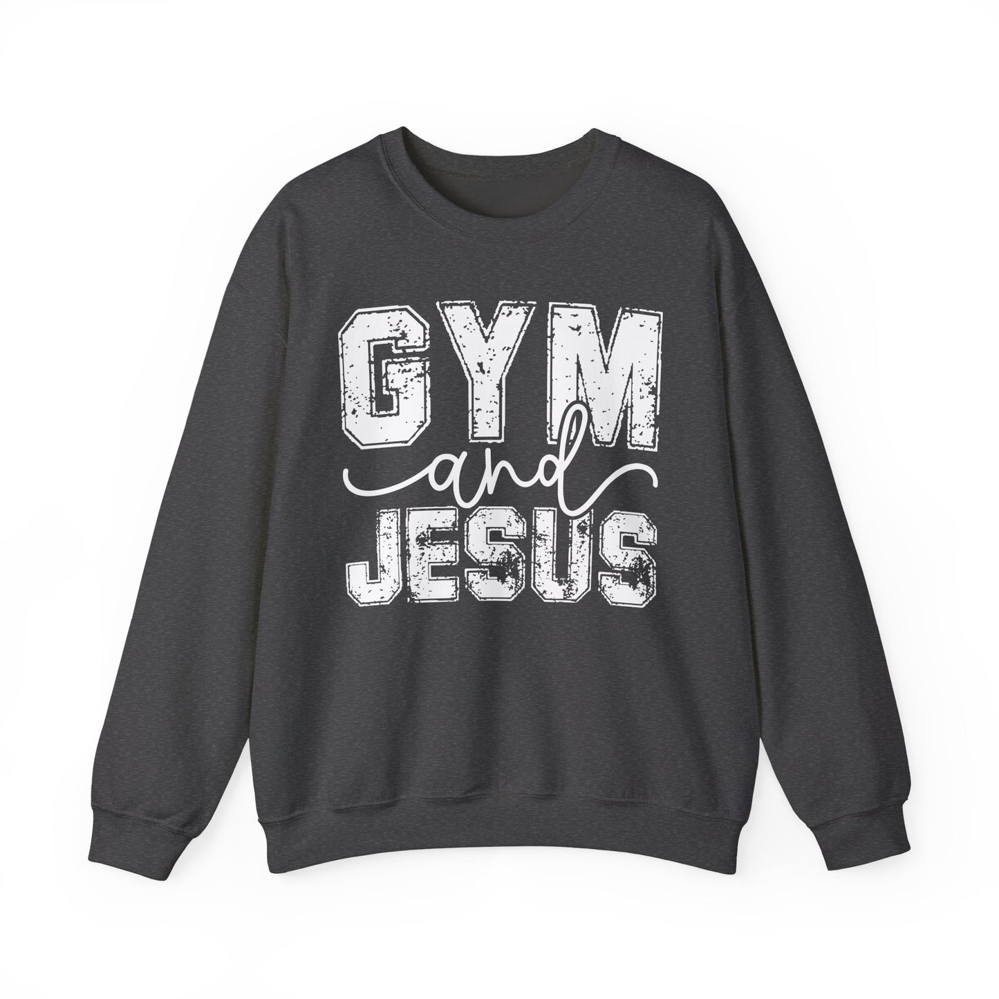 Gym and Jesus Sweatshirt — Faith & Fitness Crewneck