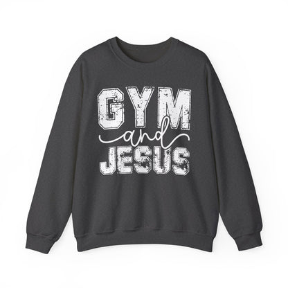Gym and Jesus Sweatshirt — Faith & Fitness Crewneck