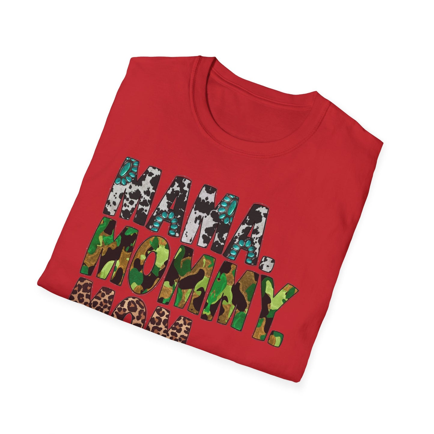 Mama, Mommy, Mom, Bruh. T‑Shirt — Mom Nickname Shirt for Mother’s Day