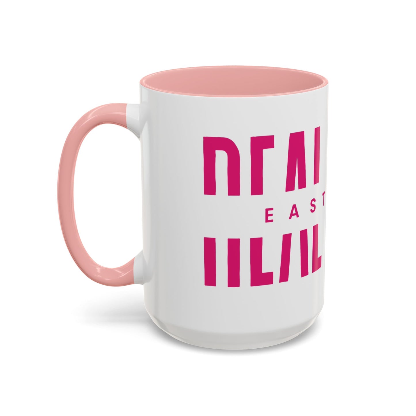 Accent Coffee Mug — "MOM" Bold Pink East Texas Mom Gift
