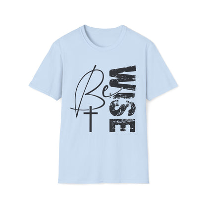 Wise Faith T-Shirt — "Be Wise”  Cross Vertical Graphic Christian Tee