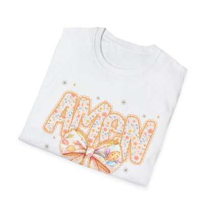 Floral Bow 'AMEN' Mother's Day Tee