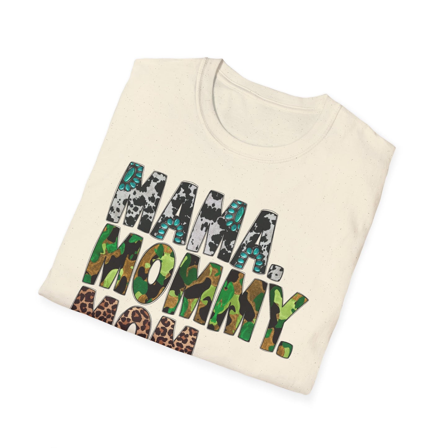 Mama, Mommy, Mom, Bruh. T‑Shirt — Mom Nickname Shirt for Mother’s Day