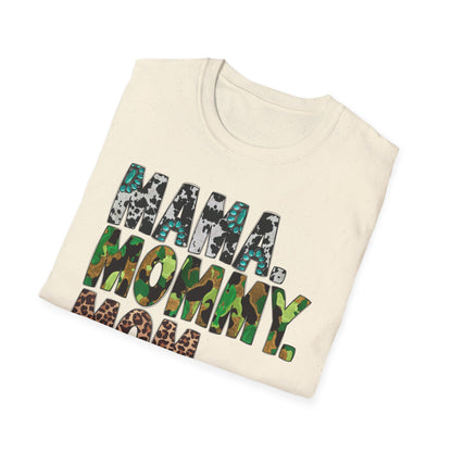 Mama, Mommy, Mom, Bruh. T‑Shirt — Mom Nickname Shirt for Mother’s Day