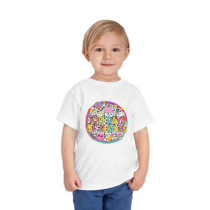 Toddler Tee — "100 Days of School" Colorful Celebration Shirt