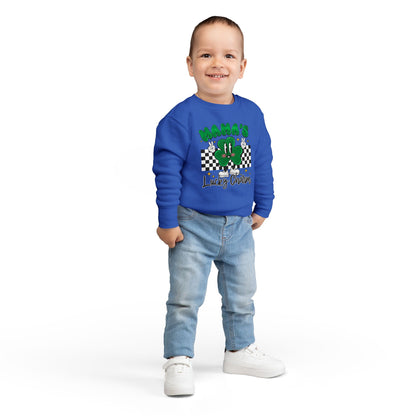 Mama's Lucky Charm Toddler Sweatshirt – Cute St. Patrick's Day Clover Crewneck